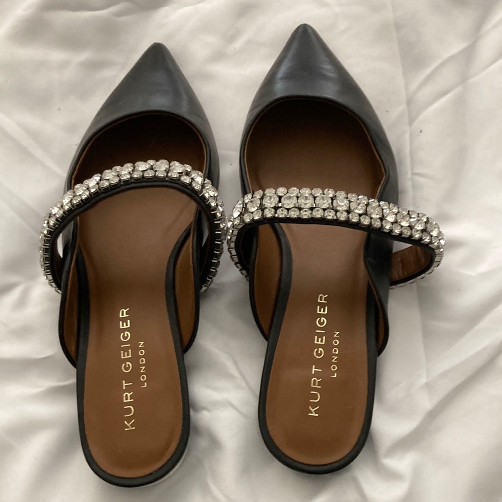 Kurt Geiger London Princess Rhinestone Slides